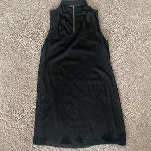 Black dress with neck cut out